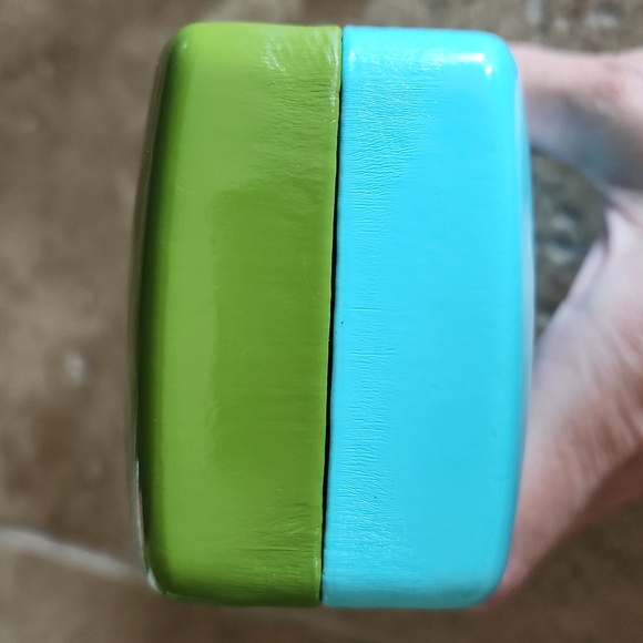 Kate Spade Vibrant Green and Blue Eye Glass Box - Picture 10 of 10